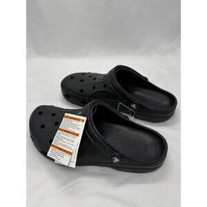 Crocs Unisex Black Adult Classic Clogs Slip On Shoes Sz M 11 New